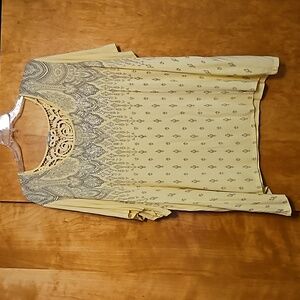 Lace Back Shirt
